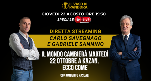 Il mondo cambierà Martedì 22 Ottobre a Kazan. Ecco come - Umberto Pascali