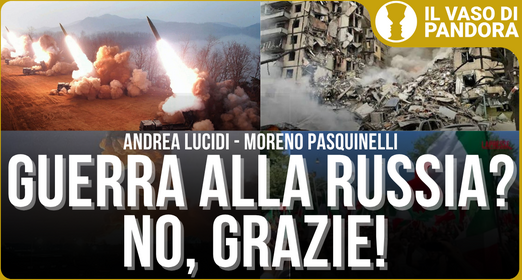 Una grande mobilitazione per la pace - Andrea Lucidi, Moreno Pasquinelli